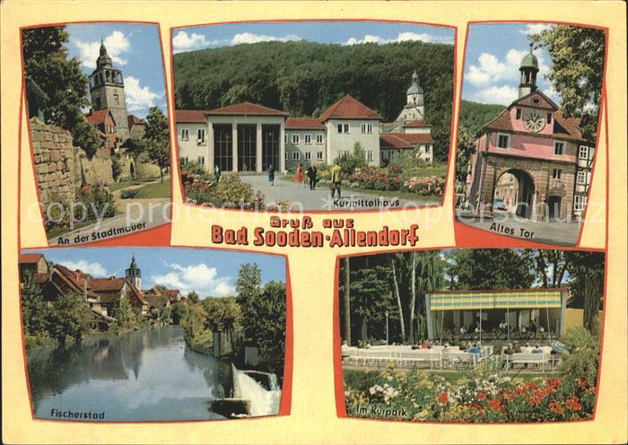 Allendorf Bad Sooden Stadtmauer Kurmittelhaus Altes Tor Fischerstad Kurpark