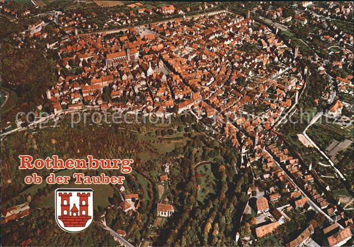 Rothenburg Tauber Fliegeraufnahme