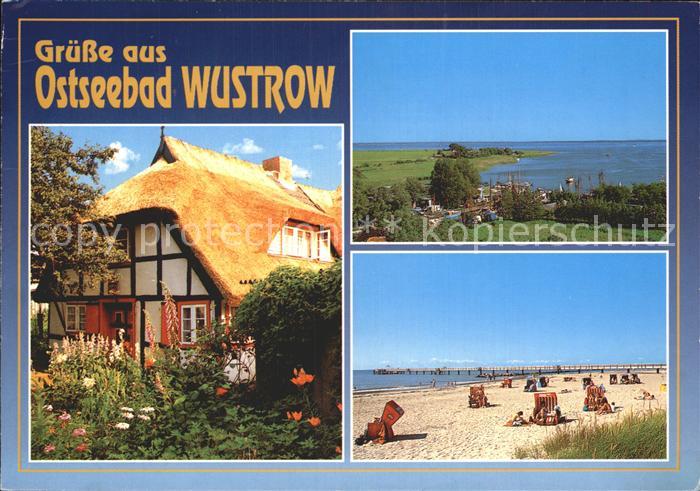 Wustrow Ostseebad Haus Strand Hafen Kueste