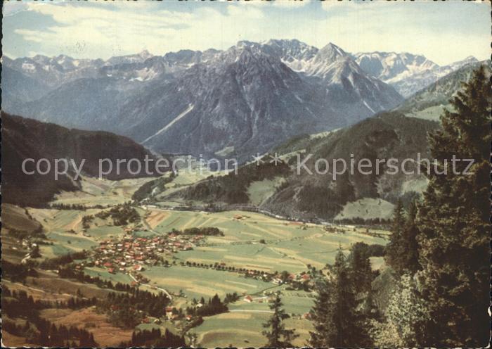 Bad Oberdorf Panorama Allgaeuer Alpen