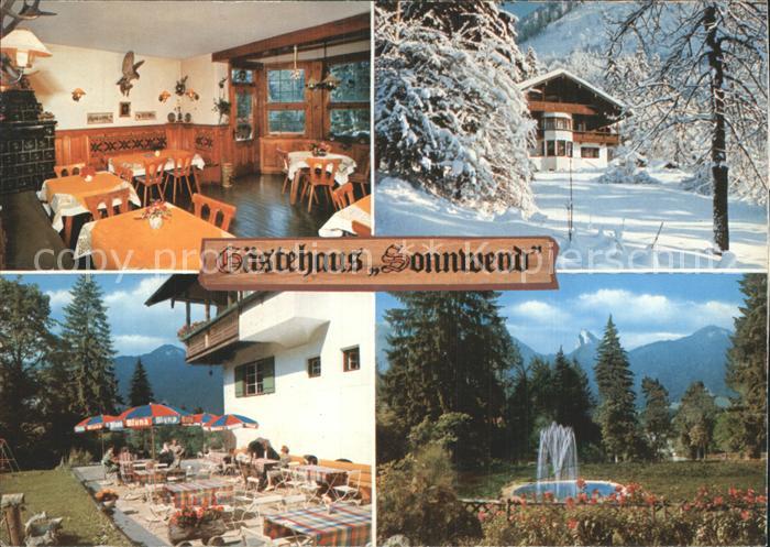 Kreuth Tegernsee Gaestehaus Sonnwend Alpenblick