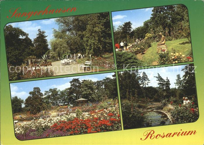 Saengerhausen Rosarium Park Pavillon Statue