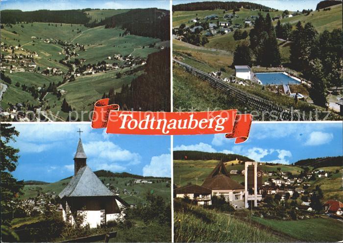 Todtnauberg Schwarzwald BW Luftkurort Wintersportplatz Schwarzwald Kirche Schwi