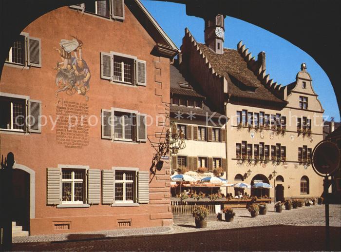 Staufen Breisgau Historische Fauststadt Gaststaette Rathaus