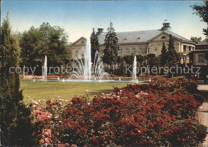 Bad Kissingen Rosengarten Fontaene