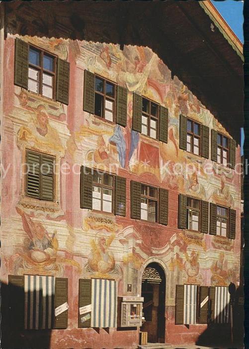 Mittenwald Bayern Neunerhaus Fassadenmalerei