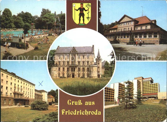 Friedrichroda Schwimmbad Schloss Reinhardsbrunn Parkhotel FDGB Erholungsheime