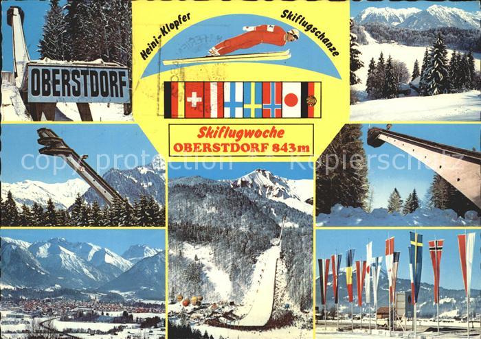 Oberstdorf Skiflugwoche Heini Klopfer Skiflugschanze Wintersportplatz Nationalfl
