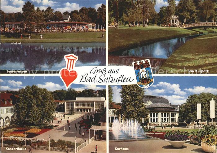 Bad Salzuflen Seeterrassen Restaurant Kurpark Kurhaus Wasserspiele Konzerthalle