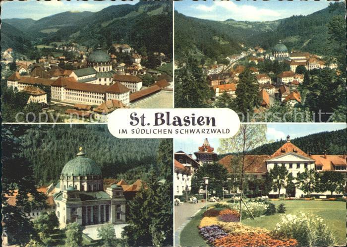 St Blasien Kloster Dom Kurpark Schwarzwald