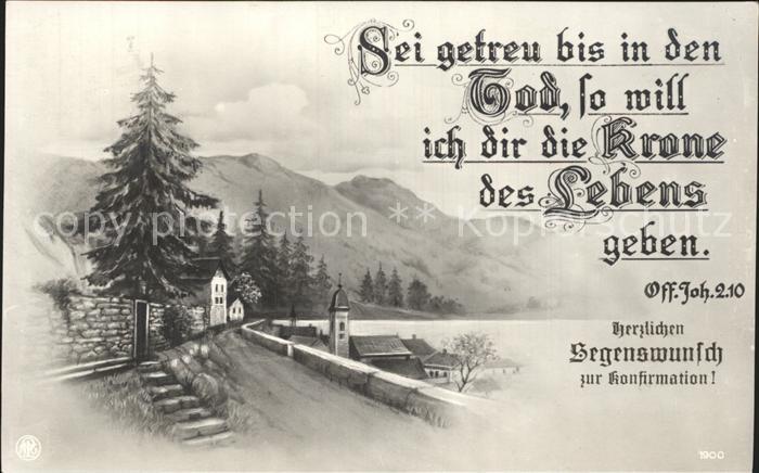 Verlag NPG Nr. 1900 Glueckwunsch Konfirmation