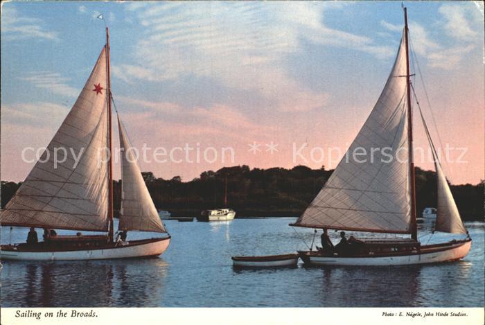 Segelboote Sailing on the Broads