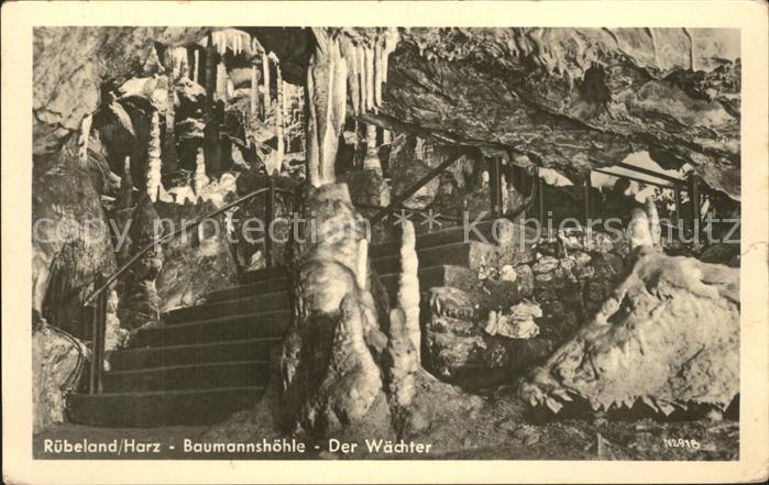Hoehlen Caves Grottes Rübeland Harz Baumannshöhle Der Wächter