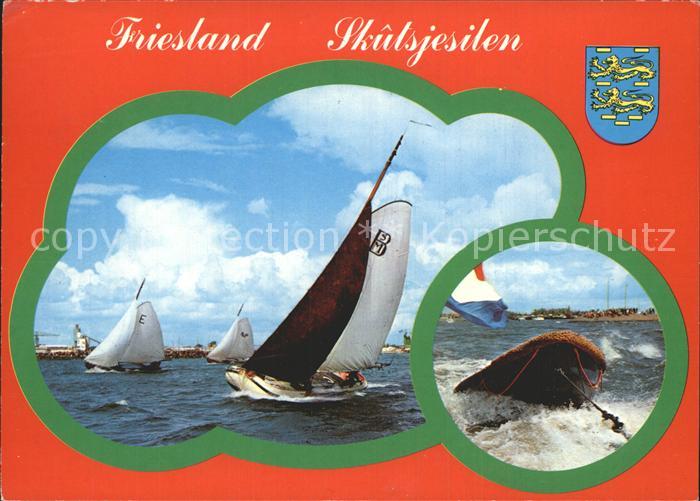 Segelboote Friesland Skutsjesilen