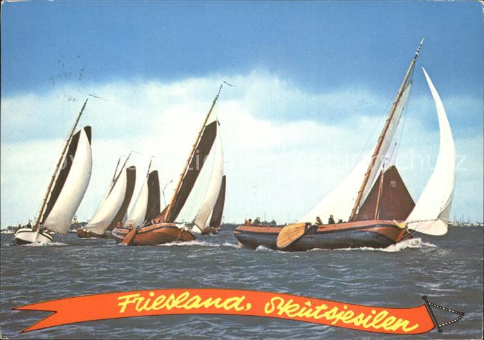 Segelboote Friesland Skutsjesilen
