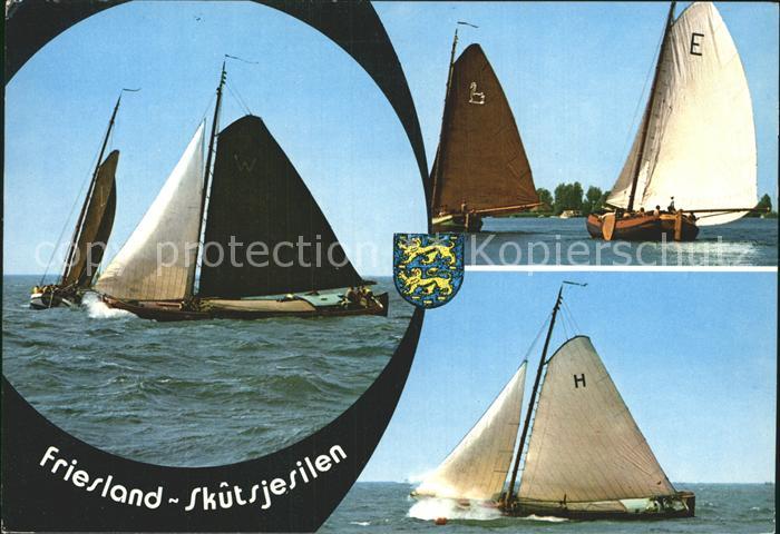 Segelboote Friesland Skutsjesilen