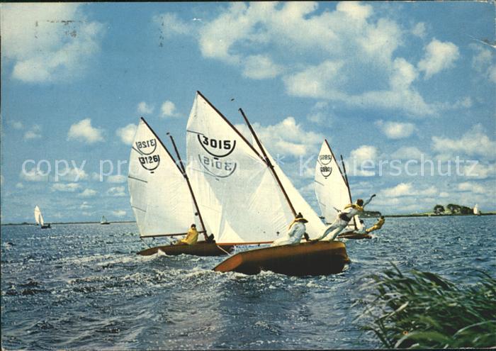 Segelboote Zeilen Friese Meren
