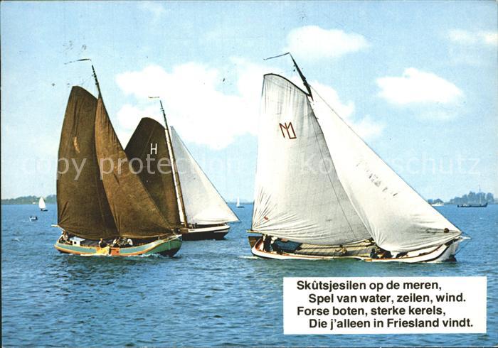 Segelboote Friesland Skutsjesilen