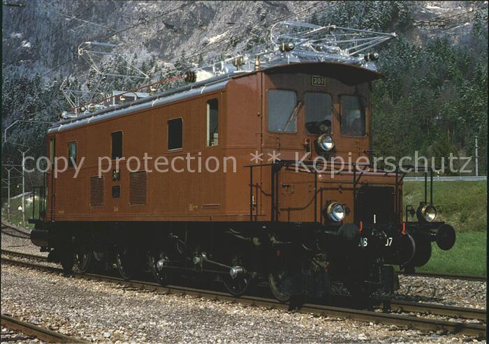 Lokomotive Ce 4/6 307 Erlenbach-Zweisimmen-Bahn