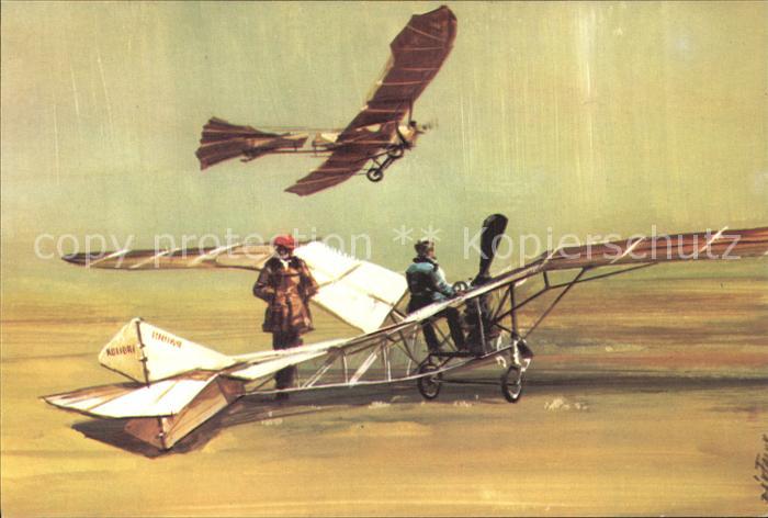 Flugzeuge Zivil Svachulay Sandor Monoplanjai Kolibri Albatrosz Akos Banfalvy