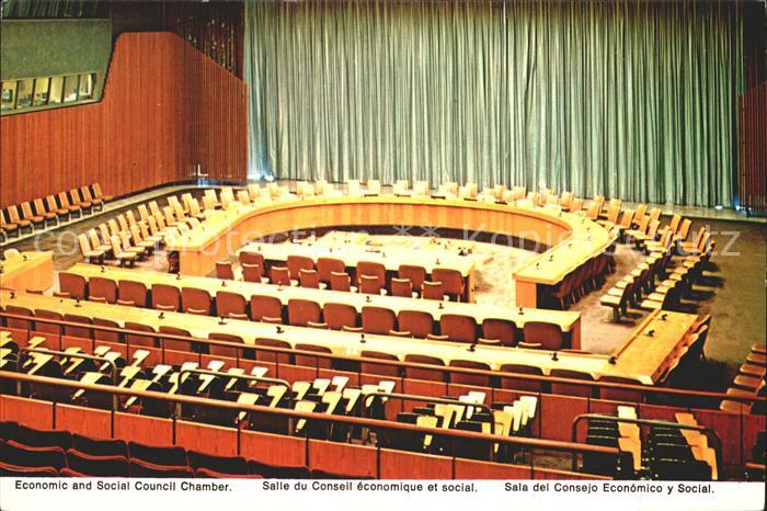 Politik Economic and Social Council Chamber New York