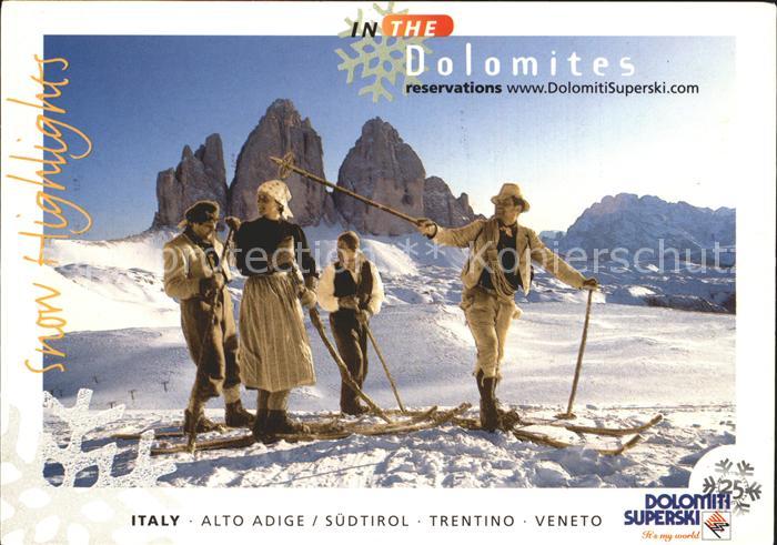 Ski-Langlauf Skiwandern Dolomiti Suedtirol Trentino Veneto