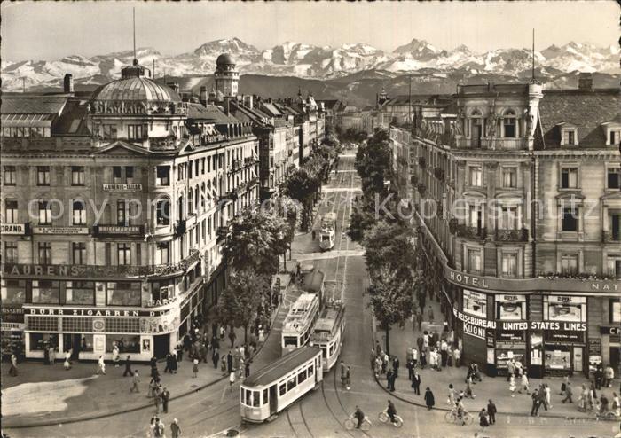 Strassenbahn Zuerich Bahnhofstrasse