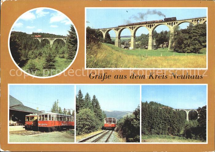 Bergbahn Bahnhof Lichtenhain Viadukt Lichte Ernstthal Lauscha