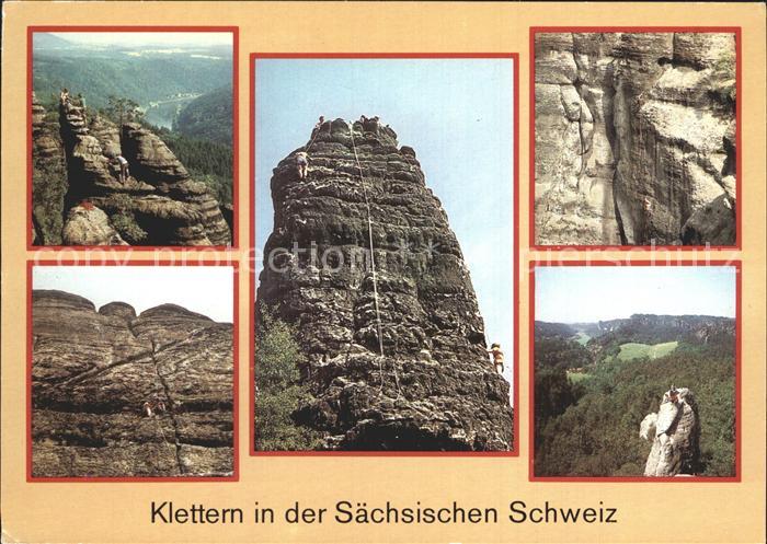 Klettern Bergsteigen Schrammsteinwaechter Hoher Torstein Gamrigkegel