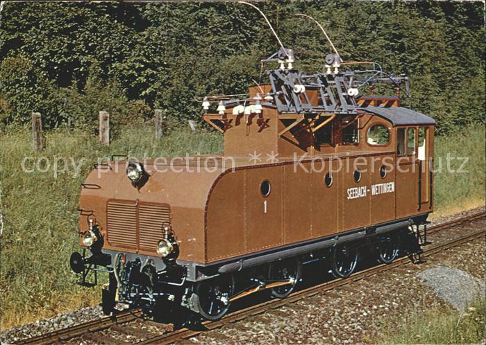 Lokomotive Einphasenwechselstromlokomotive 1904 Seebach-Wettingen