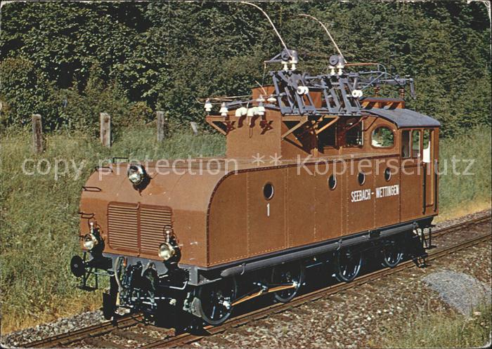 Lokomotive Einphasenwechselstromlokomotive 1904 Seebach-Wettingen
