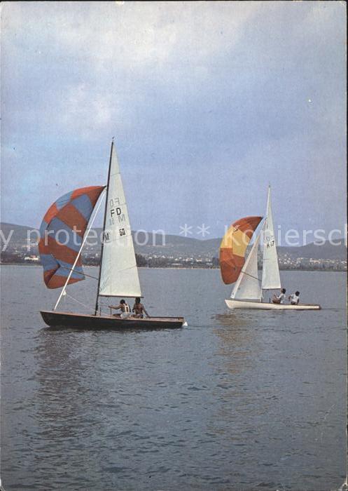 Segelboote Plattensee Lake Balaton