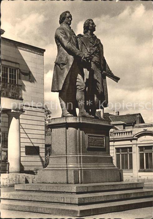 Denkmal Goethe-Schiller-Denkmal Weimar