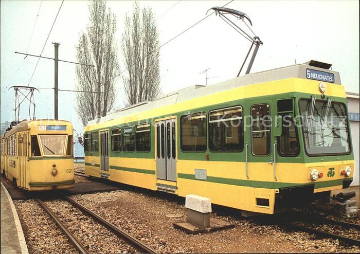 Strassenbahn Ligne TN Neuchatel-Boudry Be 4/4 501 Be