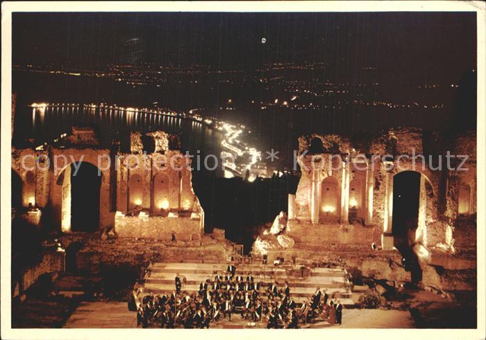 Theater Taormina Teatro Greco Concerto Estato Musicale