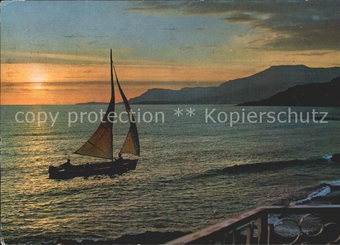 Segelboote Tramonto Sonnenuntergang