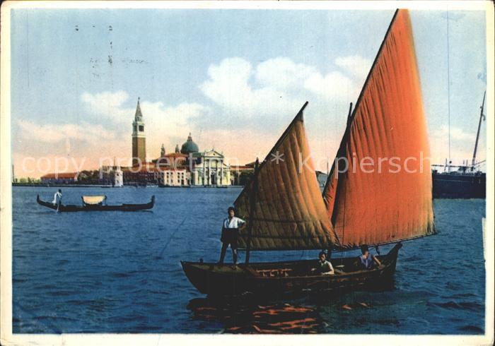 Segelboote Venezia Isola San Giorgio