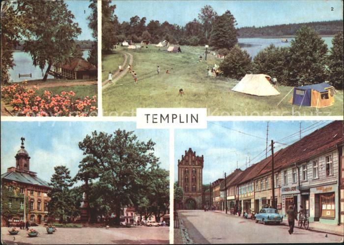Templin See Zeltplatz Rathaus Berliner Tor