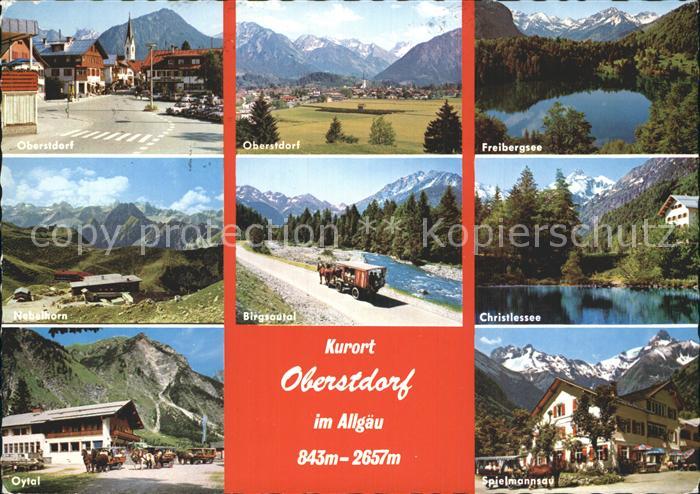 Oberstdorf Christelsee Freibergsee Brigsautal Oytal