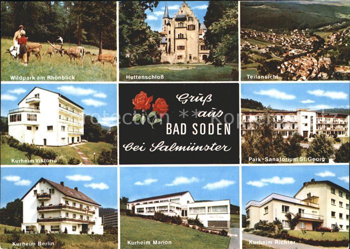 Bad Soden-Salmuenster Park Sanatorium Wildpark Rhoenblick Kurheim Viktoria Berli