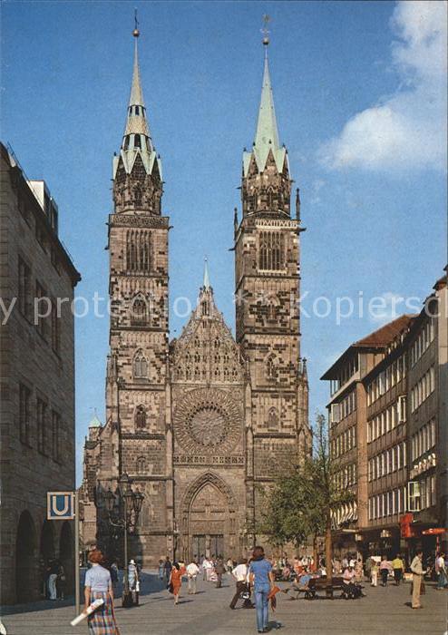 NueRNBERG  CITY Sankt Lorenzkirche Karolinenstrasse Fussgaengerzone