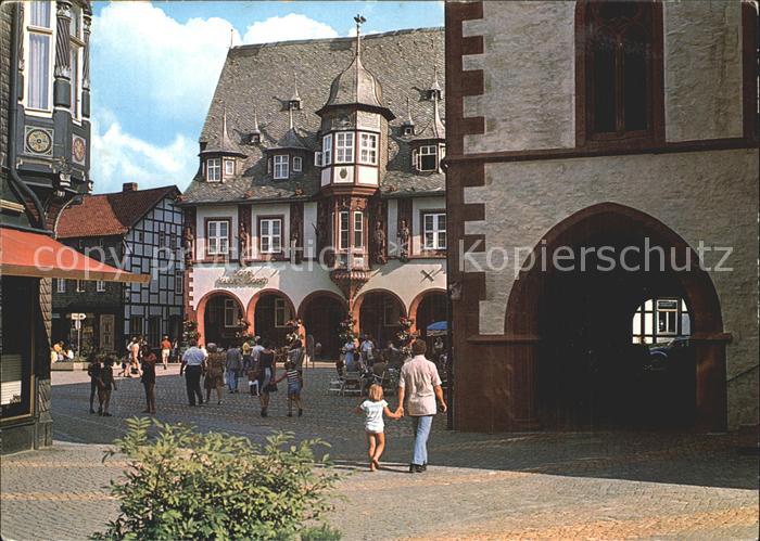 GOSLAR Harz Niedersachsen Marktplatz und Kaiserworth
