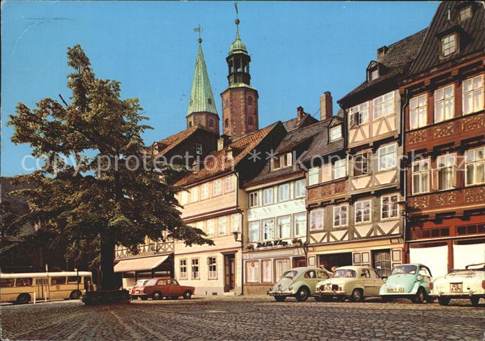 GOSLAR Harz Niedersachsen Schuhhof Marktkirche