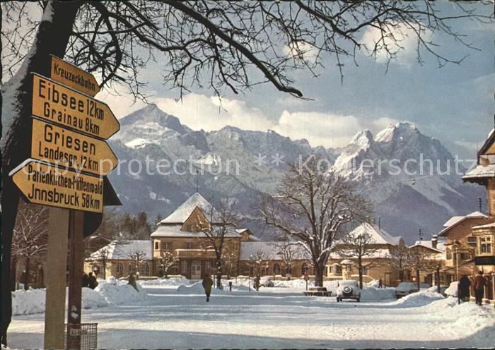 GARMISCH-PARTENKIRCHEN Bayern Marktplatz