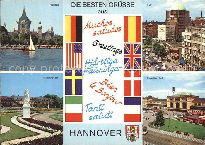 HANNOVER  CITY Rathaus Herrenhausen Hauptbahnhof