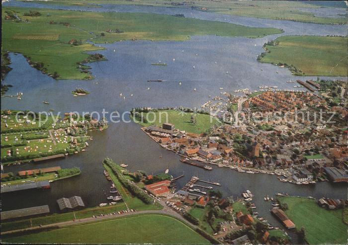 Friesland Niederlande Friese Meren Vogelvlucht