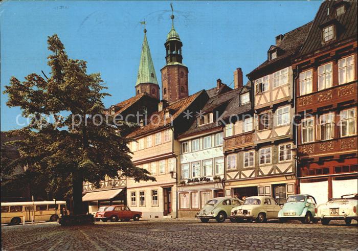 GOSLAR Harz Niedersachsen Schuhhof Marktkirche