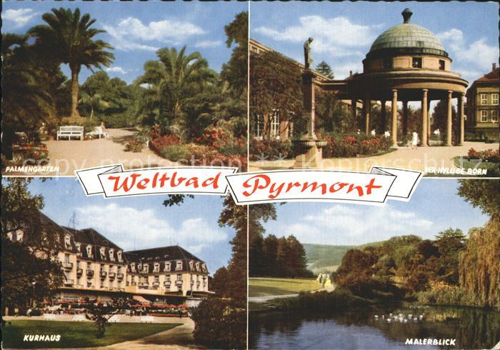Pyrmont Bad Kurhaus Palmengarten Malerblick