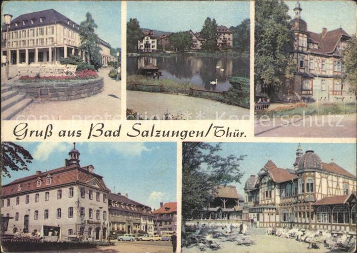 Bad Salzungen Kurhaus Burgsee Markt Klubhaus