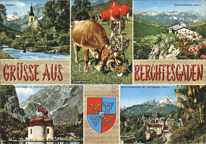 BERCHTESGADEN Bayern Ramsau Almabtrieb Kehlsteinhaus